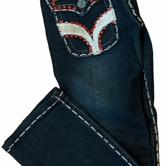 Low Rise Vintage Capri Blue Jeans.GUC - Picture 5 of 5